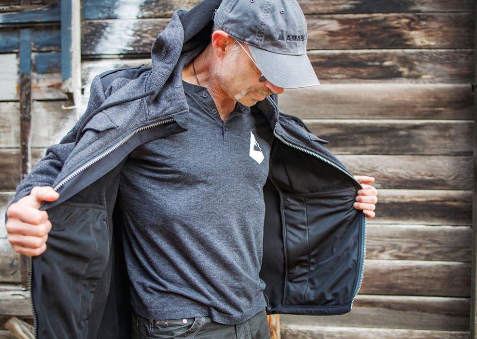 Heavy 2025 black jacket